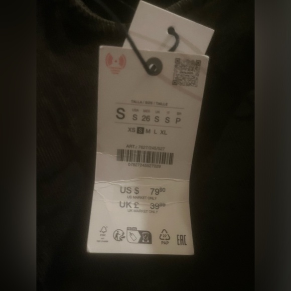 NWT ZW Collection Mid-Green Corduroy Pants Size Small $79 7627 - Picture 9 of 9